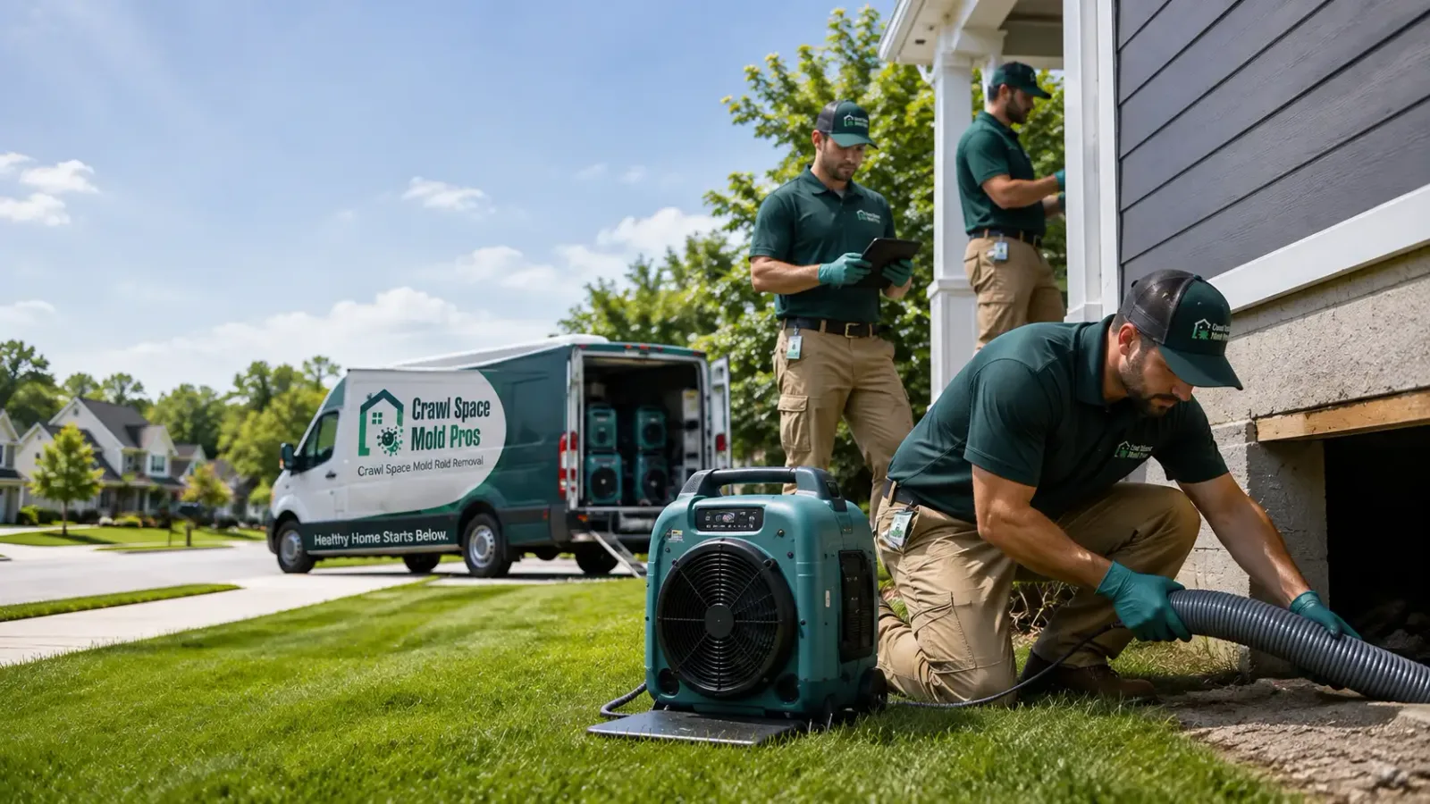 Crawl Space Mold Removal in Elvaston, IL